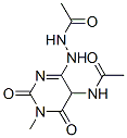 Acetic  acid,  2-[5-(acetylamino)-1,2,5,6-tetrahydro-1-methyl-2,6-dioxo-4-pyrimidinyl]hydrazide CAS#: 78105-50-7