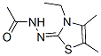 Acetic acid, (3-ethyl-4,5-dimethyl-2(3H)-thiazolylidene)hydrazide (9CI) CAS#: 753028-07-8