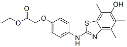 Acetic  acid,  [4-[(6-hydroxy-4,5,7-trimethyl-2-benzothiazolyl)amino]phenoxy]-,  ethyl  ester  (9CI) CAS#: 757151-39-6