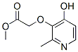 Acetic acid, [(4-hydroxy-2-methyl-3-pyridinyl)oxy]-, methyl ester (9CI) CAS#: 750559-41-2