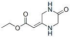 Acetic acid, (5-oxopiperazinylidene)-, ethyl ester, (2E)- (9CI) CAS#: 764698-14-8