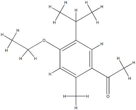 Acetophenone, 4-ethoxy-5-isopropyl-2-methyl- (5CI) CAS#: 717909-96-1