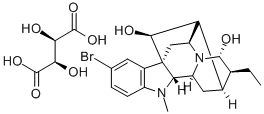 Ajmalan-17,21-diol, 10-bromo-, (17S,21-alpha)-, (R-(R*,R*))-2,3-dihydr oxybutanedioate(1:1) (salt) CAS#: 78744-56-6