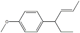 Anisole, p-1-ethyl-2-butenyl- (5CI) CAS#: 780772-10-3