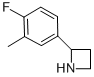 Azetidine, 2-(4-fluoro-3-methylphenyl)- (9CI) CAS#: 777888-90-1