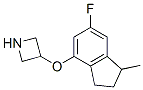 Azetidine, 3-[(6-fluoro-2,3-dihydro-1-methyl-1H-inden-4-yl)oxy]- (9CI) CAS#: 786627-81-4