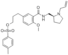 BENZAMIDE, 2-METHOXY-5-[3-[[(4-METHYLPHENYL)SULFONYL]OXY]PROPYL]-N-[[1-(2-PROPENYL)-2-PYRROLIDINYL]METHYL]- CAS#: 713135-14-9