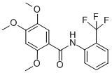 BENZAMIDE, 2,4,5-TRIMETHOXY-N-[2-(TRIFLUOROMETHYL)PHENYL]- CAS#: 701217-58-5