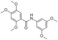 BENZAMIDE, N-(3,5-DIMETHOXYPHENYL)-2,4,5-TRIMETHOXY- CAS#: 79966-80-6