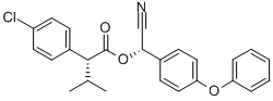 BENZENEACETIC ACID, 4-CHLORO-A-(1-METHYLETHYL)-, CYANO(4-PHENOXYPHENYL)METHYL ESTER, (R*,S*)- CAS#: 79980-91-9