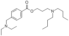 BENZOIC ACID, p-(DIETHYLAMINOMETHYL)-, 3-(DIBUTYLAMINO)PROPYL ESTER CAS#: 78329-96-1