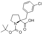 BOC-(S)-ALPHA-(3-CHLOROBENZYL)-PROLINE CAS#: 706806-69-1