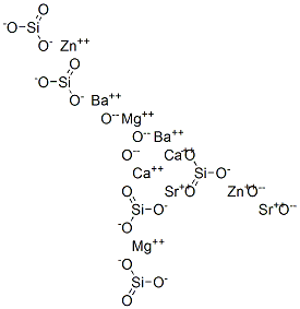 Barium calcium magnesium strontium zinc oxide silicate. CAS#: 75535-28-3