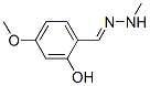 Benzaldehyde, 2-hydroxy-4-methoxy-, methylhydrazone (9CI) CAS#: 741278-19-3