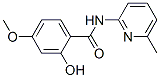 Benzamide, 2-hydroxy-4-methoxy-N-(6-methyl-2-pyridinyl)- (9CI) CAS#: 783370-96-7