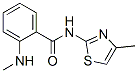 Benzamide, 2-(methylamino)-N-(4-methyl-2-thiazolyl)- (9CI) CAS#: 712309-16-5