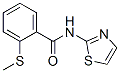 Benzamide, 2-(methylthio)-N-2-thiazolyl- (9CI) CAS#: 749887-64-7