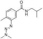Benzamide, 3-(3,3-dimethyl-1-triazenyl)-4-methyl-N-(2-methylpropyl)- CAS#: 76765-34-9