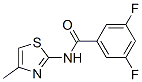 Benzamide, 3,5-difluoro-N-(4-methyl-2-thiazolyl)- (9CI) CAS#: 764692-53-7