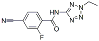 Benzamide, 4-cyano-N-(2-ethyl-2H-tetrazol-5-yl)-2-fluoro- (9CI) CAS#: 704875-40-1