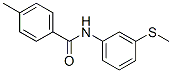 Benzamide, 4-methyl-N-[3-(methylthio)phenyl]- (9CI) CAS#: 723756-26-1