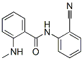 Benzamide, N-(2-cyanophenyl)-2-(methylamino)- (9CI) CAS#: 712309-23-4