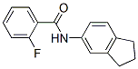 Benzamide, N-(2,3-dihydro-1H-inden-5-yl)-2-fluoro- (9CI) CAS#: 746614-43-7