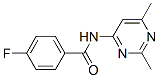Benzamide, N-(2,6-dimethyl-4-pyrimidinyl)-4-fluoro- (9CI) CAS#: 712309-08-5