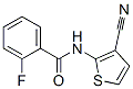 Benzamide, N-(3-cyano-2-thienyl)-2-fluoro- (9CI) CAS#: 749918-12-5