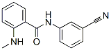 Benzamide, N-(3-cyanophenyl)-2-(methylamino)- (9CI) CAS#: 712309-25-6