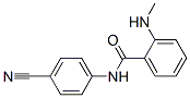 Benzamide, N-(4-cyanophenyl)-2-(methylamino)- (9CI) CAS#: 712309-26-7