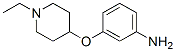 Benzenamine, 3-[(1-ethyl-4-piperidinyl)oxy]- (9CI) CAS#: 790667-67-3