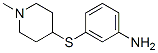 Benzenamine, 3-[(1-methyl-4-piperidinyl)thio]- (9CI) CAS#: 790668-23-4