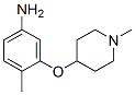 Benzenamine, 4-methyl-3-[(1-methyl-4-piperidinyl)oxy]- (9CI) CAS#: 790667-72-0