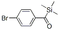 Benzene, 1-bromo-4-(trimethylsilylcarbonyl)- CAS#: 75748-11-7