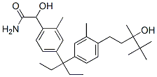 Benzeneacetamide,  4-[1-ethyl-1-[4-(3-hydroxy-3,4,4-trimethylpentyl)-3-methylphenyl]propyl]--alpha--hydroxy-2-methyl- CAS#: 700826-42-2