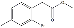 Benzeneacetic acid, 2-bromo-4-methyl-, methyl ester CAS#: 77053-52-2