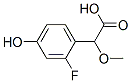Benzeneacetic acid, 2-fluoro-4-hydroxy--alpha--methoxy- (9CI) CAS#: 701264-75-7