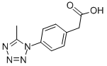 Benzeneacetic acid, 4-(5-methyl-1H-tetrazol-1-yl)- (9CI) CAS#: 799262-38-7