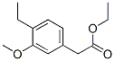 Benzeneacetic acid, 4-ethyl-3-methoxy-, ethyl ester (9CI) CAS#: 765302-51-0