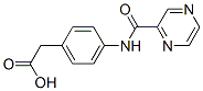 Benzeneacetic acid, 4-[(pyrazinylcarbonyl)amino]- (9CI) CAS#: 726198-29-4