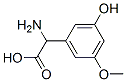 Benzeneacetic acid, alpha-amino-3-hydroxy-5-methoxy- (9CI) CAS#: 740798-15-6