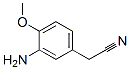 Benzeneacetonitrile,  3-amino-4-methoxy- CAS#: 725256-16-6