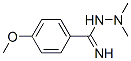 Benzenecarboximidic acid, 4-methoxy-, 2,2-dimethylhydrazide (9CI) CAS#: 764583-93-9