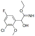 Benzeneethanimidic acid, 3-chloro-5-fluoro--alpha--hydroxy-2-methoxy-, ethyl ester (9CI) CAS#: 790612-37-2
