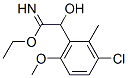 Benzeneethanimidic acid, 3-chloro--alpha--hydroxy-6-methoxy-2-methyl-, ethyl ester (9CI) CAS#: 785001-76-5