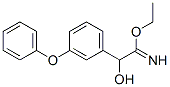 Benzeneethanimidic acid, -alpha--hydroxy-3-phenoxy-, ethyl ester (9CI) CAS#: 770662-78-7