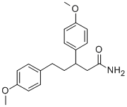 Benzenepentanamide, 4-methoxy-beta-(4-methoxyphenyl)- CAS#: 75436-84-9