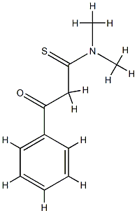 Benzenepropanethioamide,  N,N-dimethyl--bta--oxo- CAS#: 76929-37-8