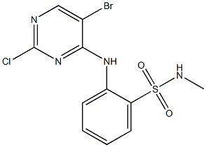 BenzenesulfonaMide, 2-[(5-broMo-2-chloro-4-pyriMidinyl)aMino]-N-Methyl- CAS#: 761440-01-1